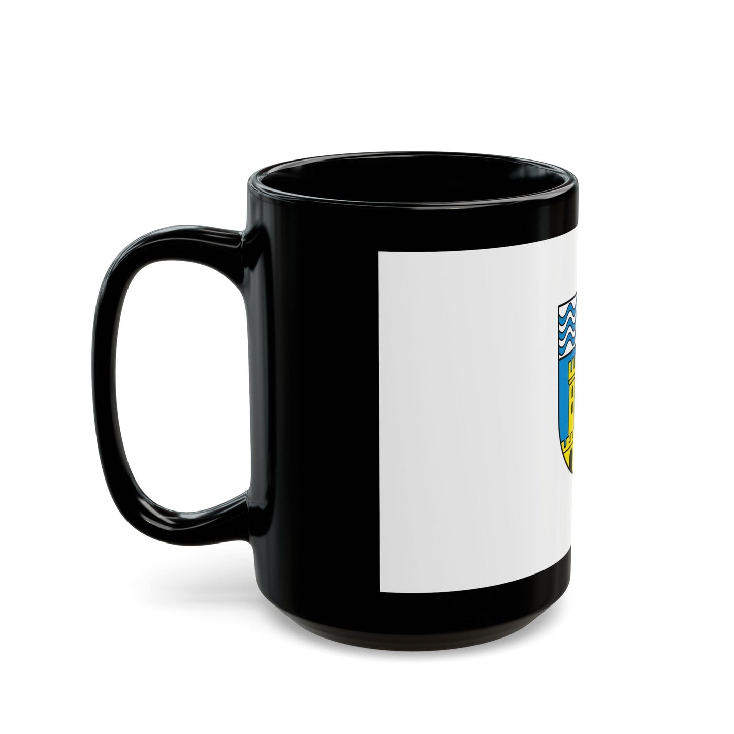 Flag of Leipzig Germany - Black Coffee Mug-The Sticker Space