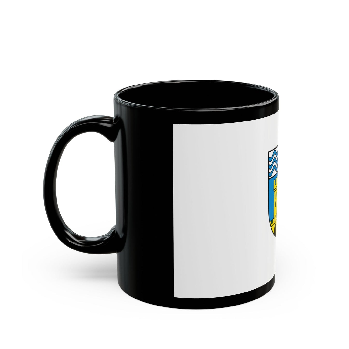 Flag of Leipzig Germany - Black Coffee Mug-The Sticker Space