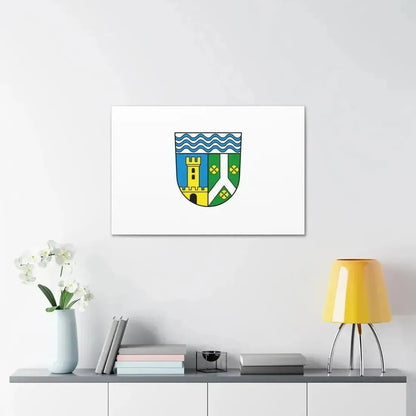 Flag of Leipzig Germany - Canvas Wall Art - The Sticker Space
