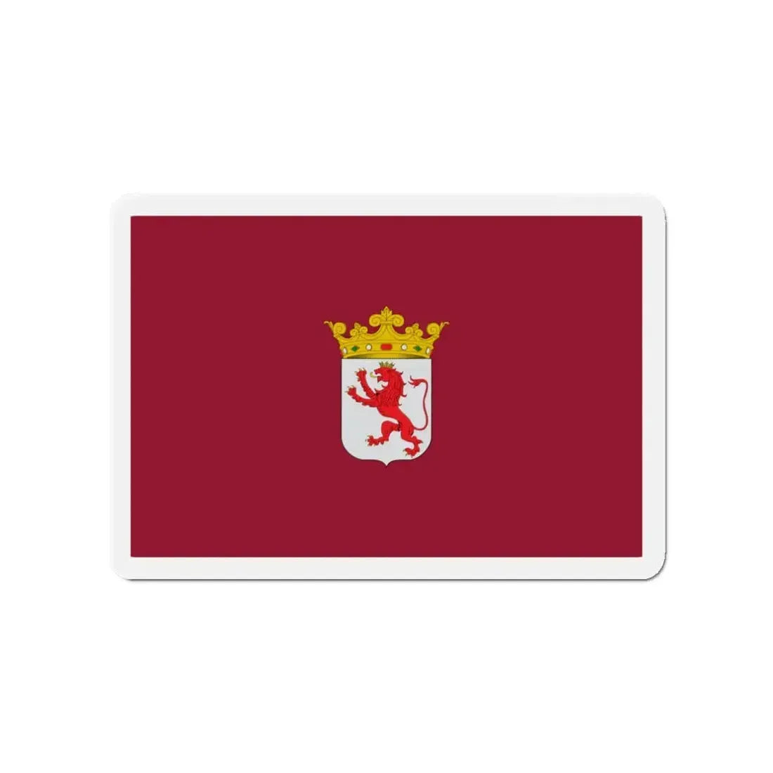Flag of León Spain - Refrigerator Magnet 3 Inch - The Sticker Space
