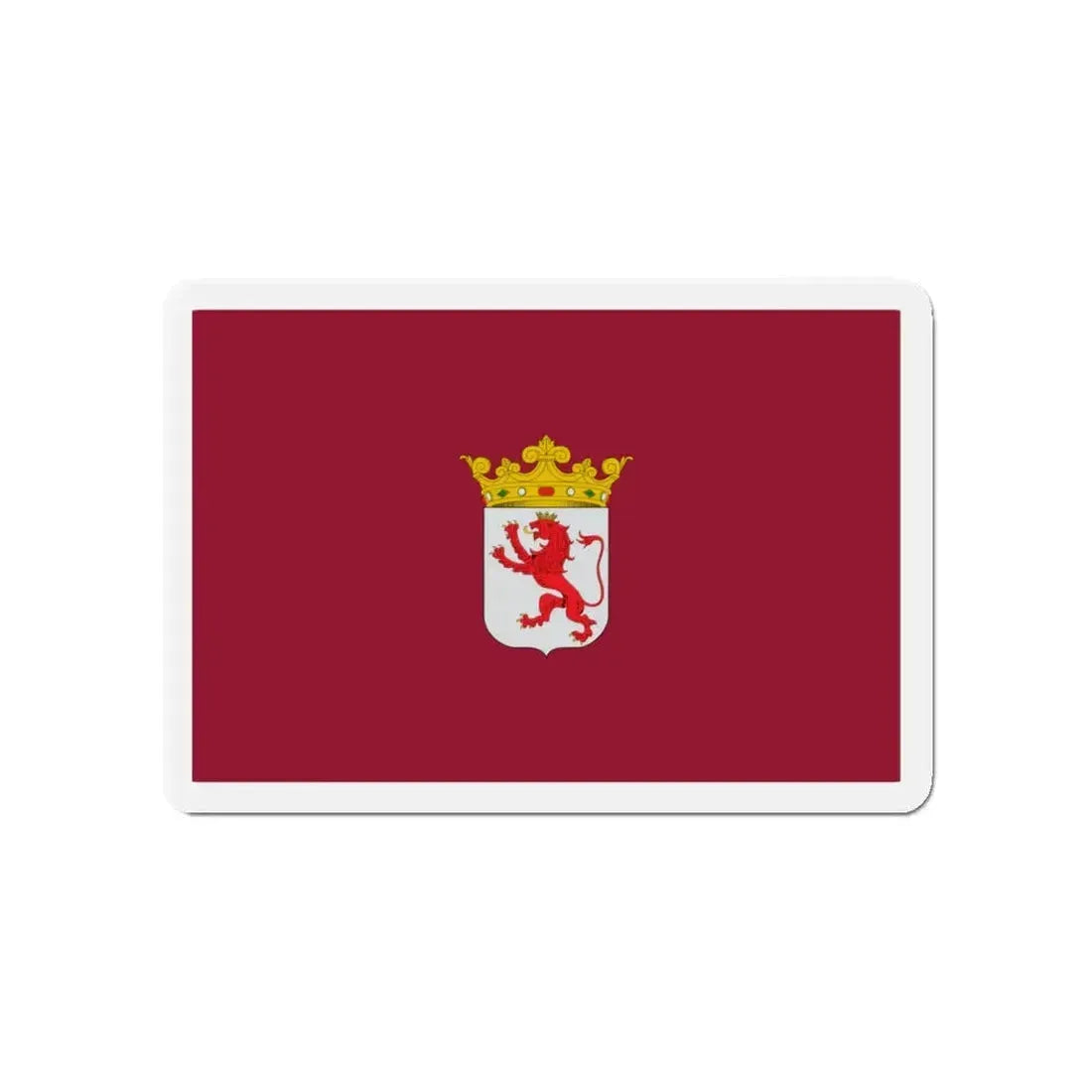 Flag of León Spain - Refrigerator Magnet 4 Inch - The Sticker Space