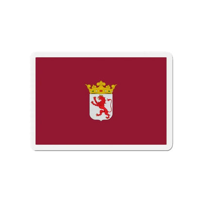Flag of León Spain - Refrigerator Magnet 4 Inch - The Sticker Space