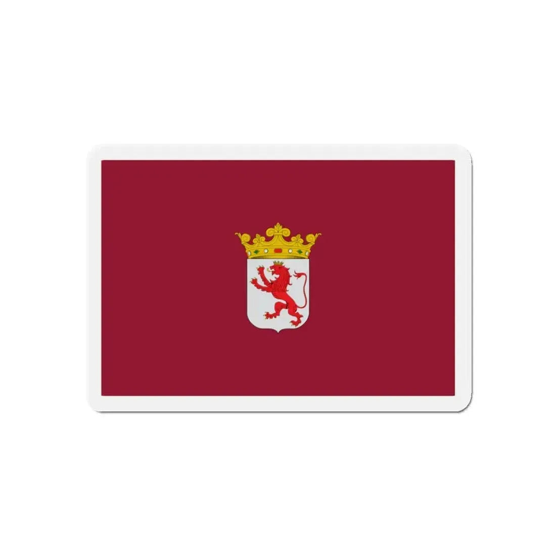 Flag of León Spain - Refrigerator Magnet 5 Inch - The Sticker Space