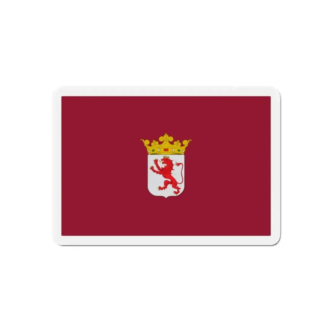 Flag of León Spain - Refrigerator Magnet 6 Inch - The Sticker Space