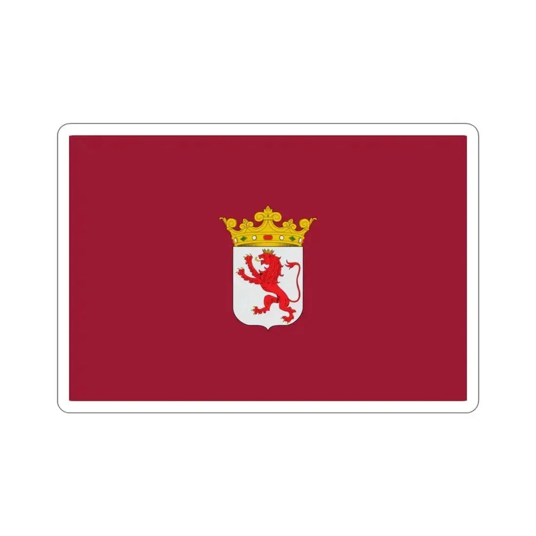 Flag of León Spain STICKER Vinyl Die-Cut Decal 3 Inch - The Sticker Space