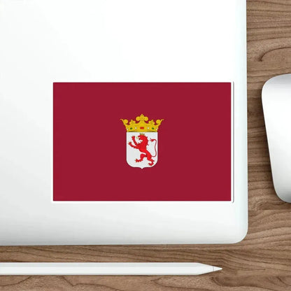 Flag of León Spain STICKER Vinyl Die-Cut Decal - The Sticker Space