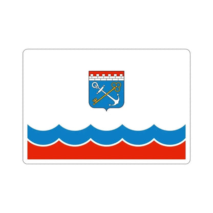Flag of Leningrad Oblast Russia STICKER Vinyl Die-Cut Decal 4 Inch - The Sticker Space