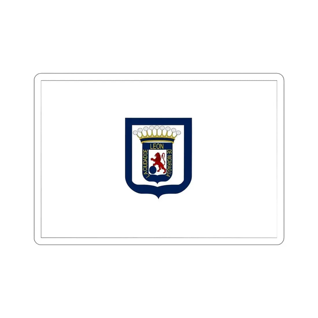 Flag of Leon, Nicaragua STICKER Vinyl Die-Cut Decal - The Sticker Space