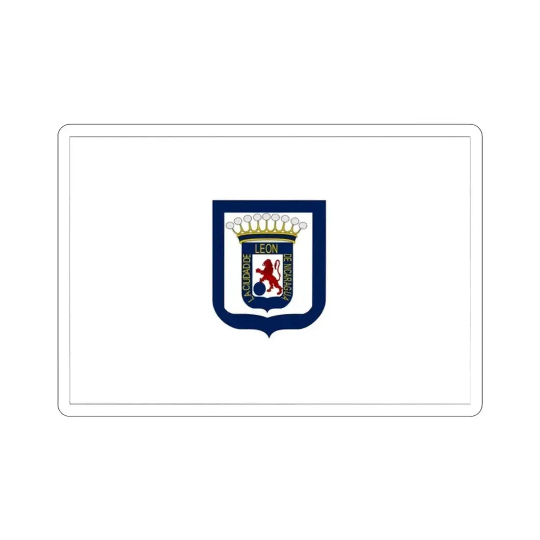Flag of Leon, Nicaragua STICKER Vinyl Die-Cut Decal - The Sticker Space