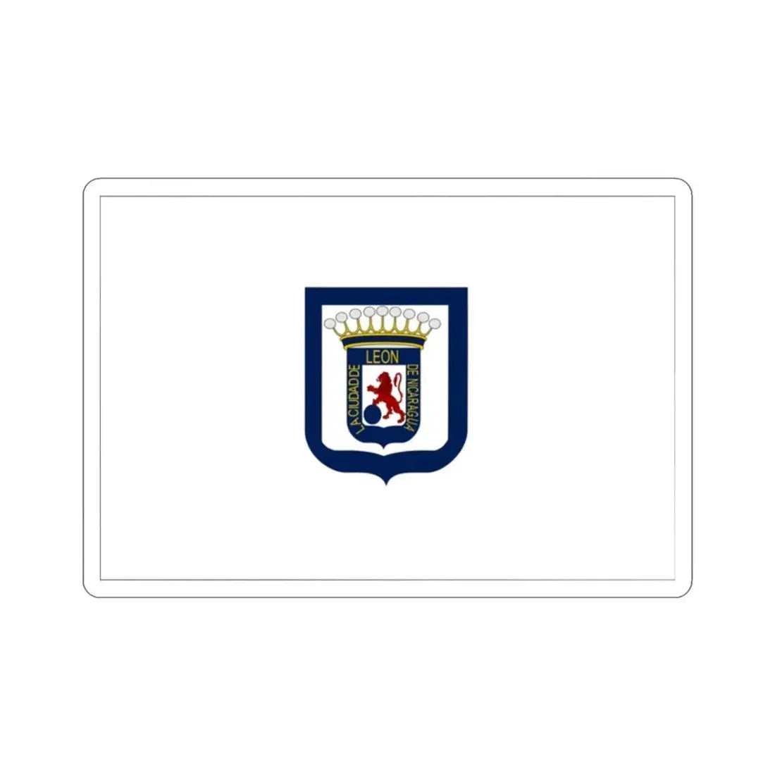Flag of Leon, Nicaragua STICKER Vinyl Die-Cut Decal - The Sticker Space