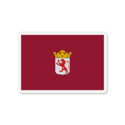 Flag of León Spain - Die-Cut Magnet-3" x 3"-The Sticker Space