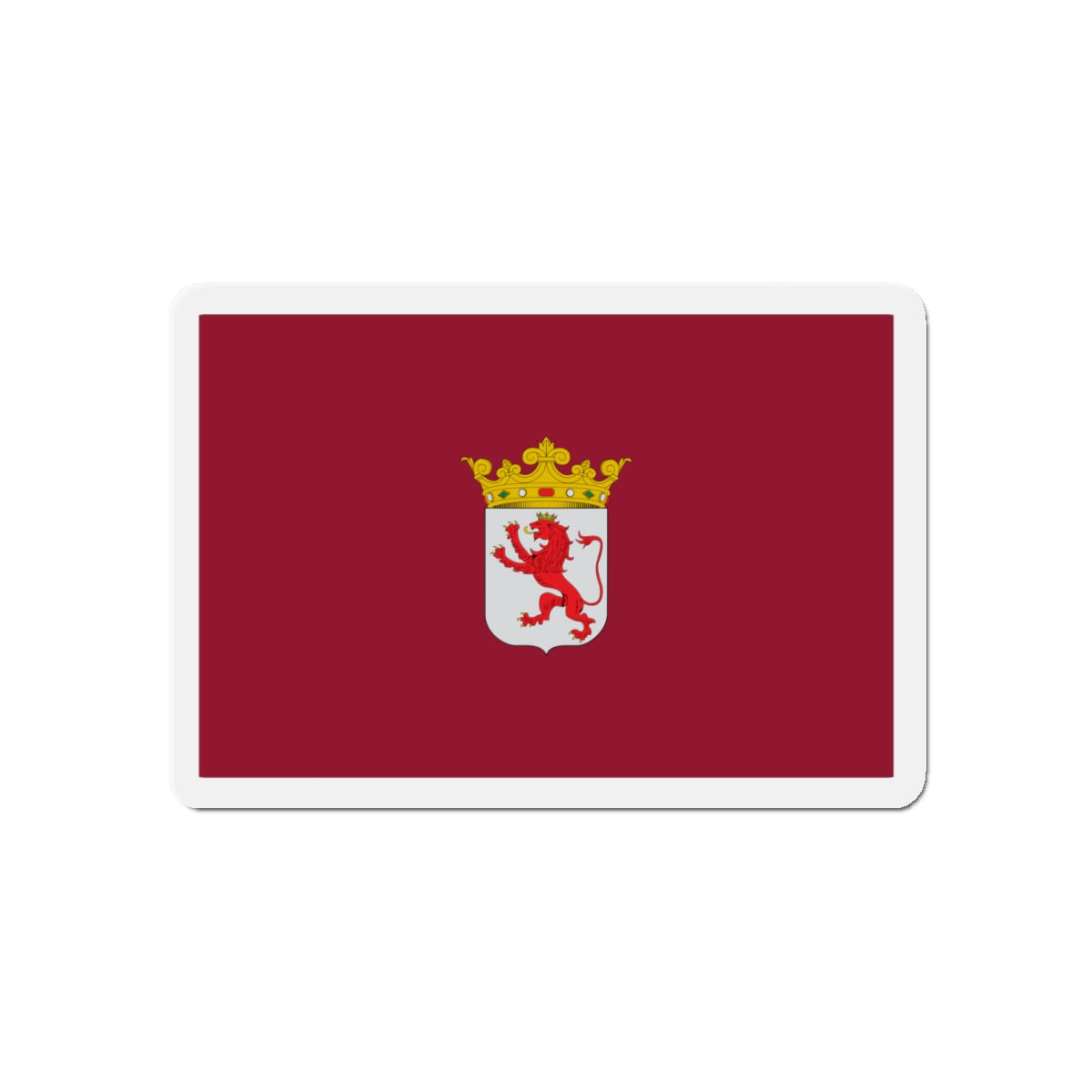 Flag of León Spain - Die-Cut Magnet-5" x 5"-The Sticker Space