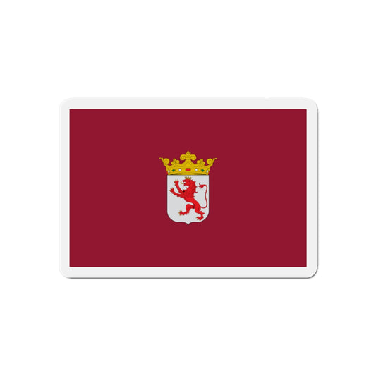 Flag of León Spain - Die-Cut Magnet-6 × 6"-The Sticker Space