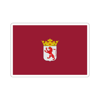 Flag of León Spain STICKER Vinyl Die-Cut Decal-3 Inch-The Sticker Space