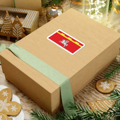 Flag of Lepiel Belarus (Belarus) STICKER Vinyl Kiss-Cut Decal - The Sticker Space