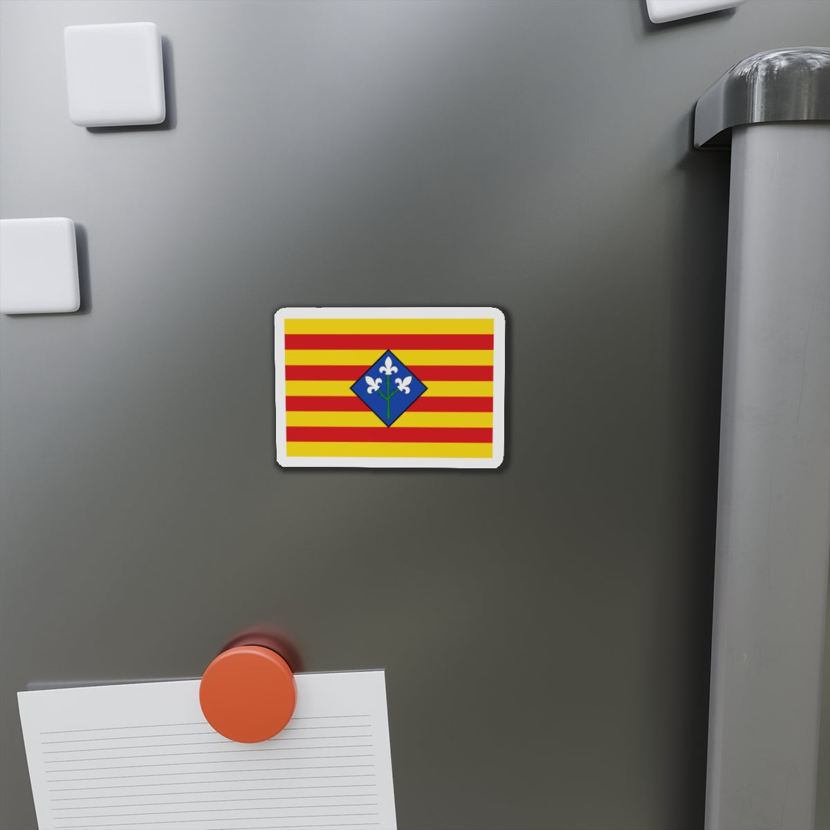 Flag of Lérida Spain - Die-Cut Magnet-The Sticker Space