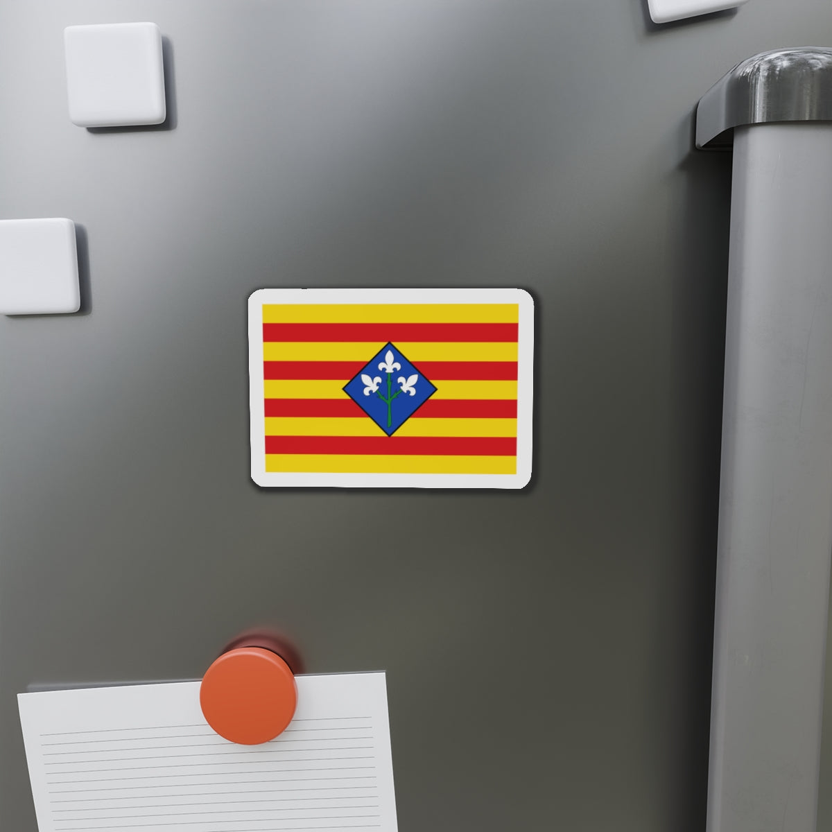 Flag of Lérida Spain - Die-Cut Magnet-The Sticker Space