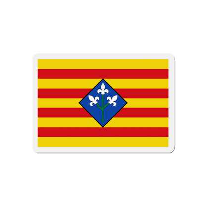 Flag of Lérida Spain - Die-Cut Magnet-5" x 5"-The Sticker Space