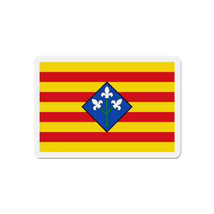 Flag of Lérida Spain - Die-Cut Magnet-6 × 6"-The Sticker Space