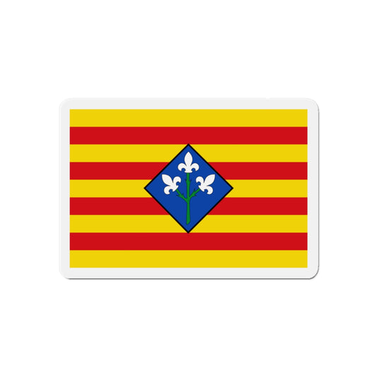 Flag of Lérida Spain - Die-Cut Magnet-6 × 6"-The Sticker Space