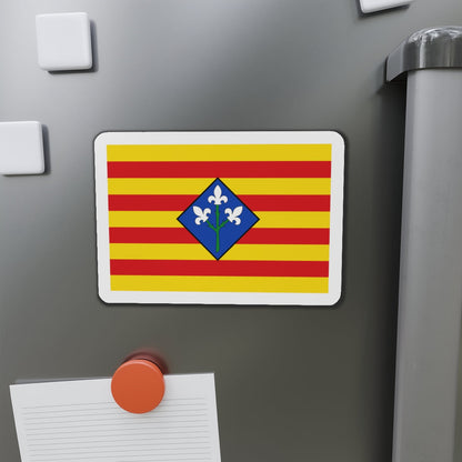 Flag of Lérida Spain - Die-Cut Magnet-The Sticker Space