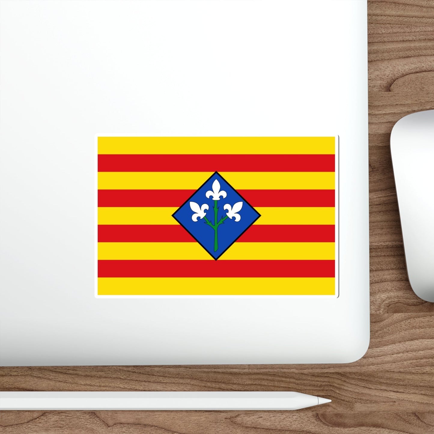 Flag of Lérida Spain STICKER Vinyl Die-Cut Decal-The Sticker Space