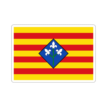 Flag of Lérida Spain STICKER Vinyl Die-Cut Decal-3 Inch-The Sticker Space