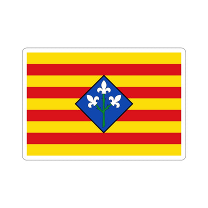 Flag of Lérida Spain STICKER Vinyl Die-Cut Decal-4 Inch-The Sticker Space