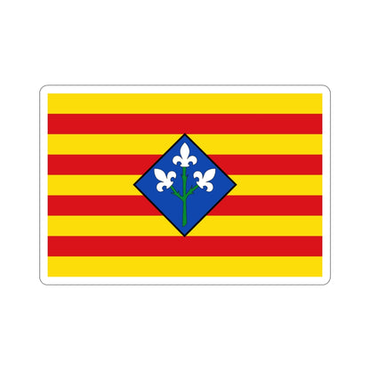 Flag of Lérida Spain STICKER Vinyl Die-Cut Decal-5 Inch-The Sticker Space