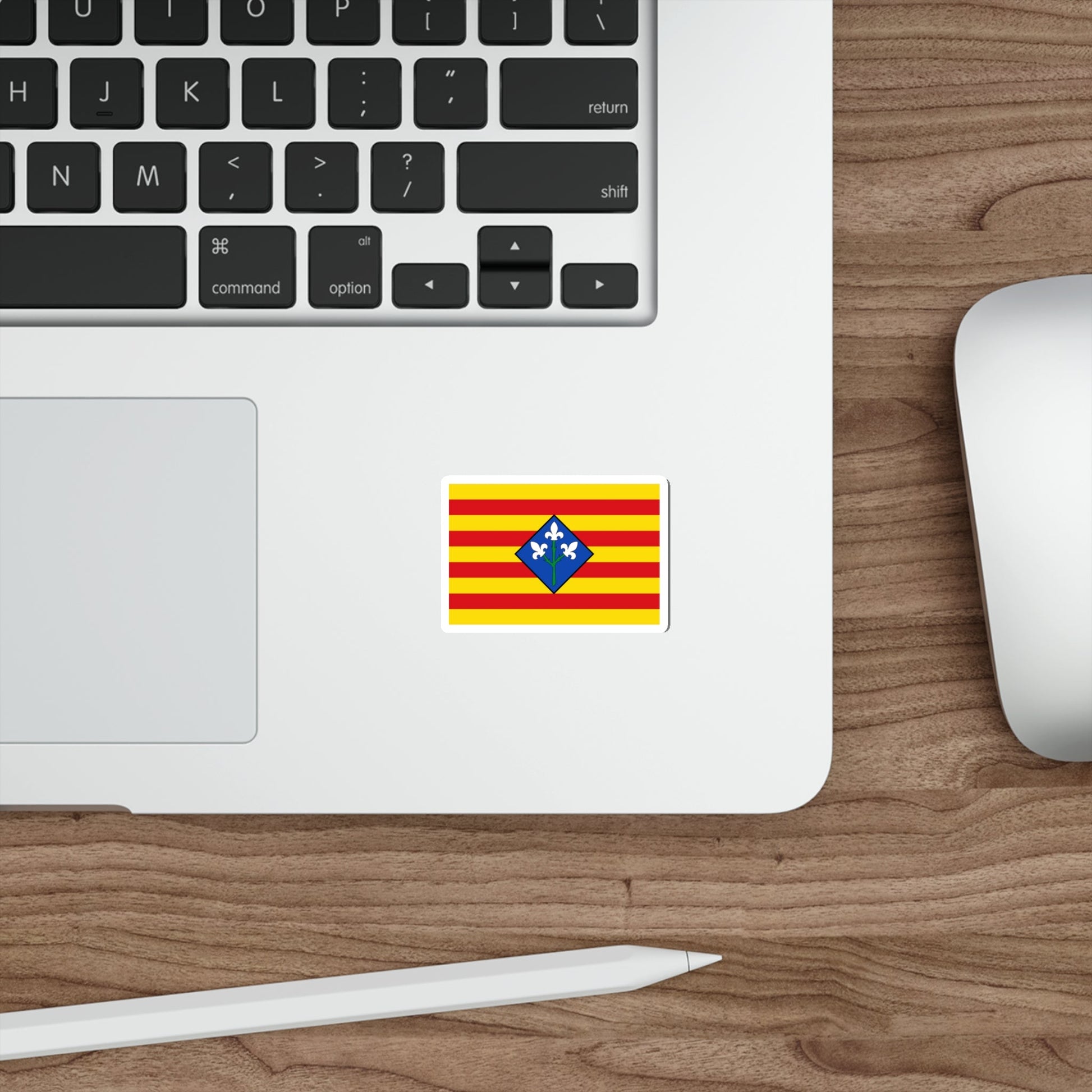 Flag of Lérida Spain STICKER Vinyl Die-Cut Decal-The Sticker Space