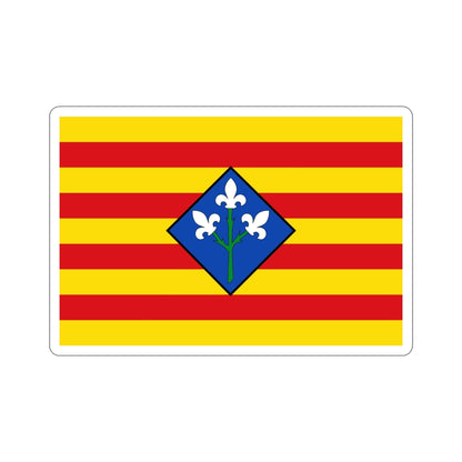 Flag of Lérida Spain STICKER Vinyl Die-Cut Decal-6 Inch-The Sticker Space