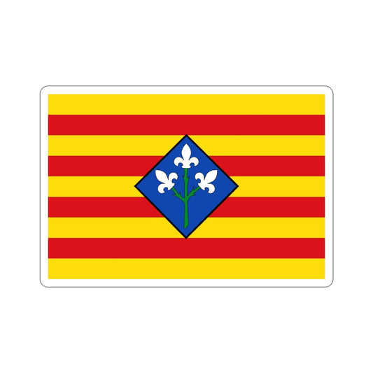 Flag of Lérida Spain STICKER Vinyl Die-Cut Decal-6 Inch-The Sticker Space