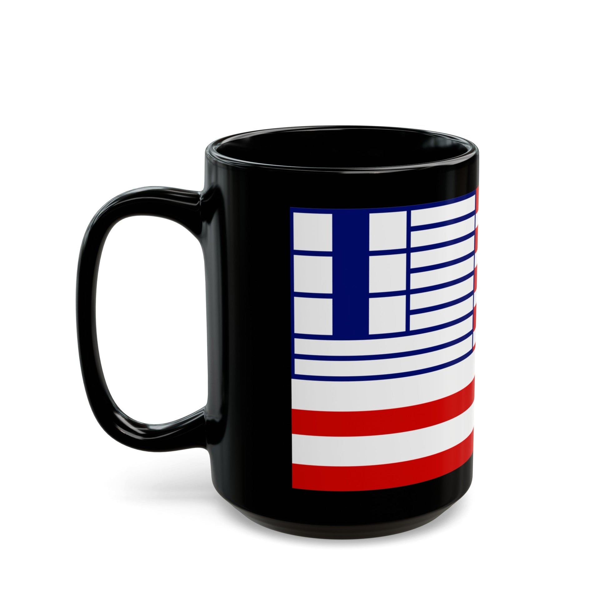 Flag of Lethbridge Canada - Black Coffee Mug-The Sticker Space