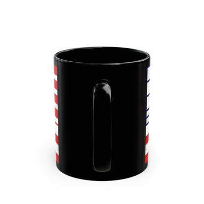 Flag of Lethbridge Canada - Black Coffee Mug-The Sticker Space