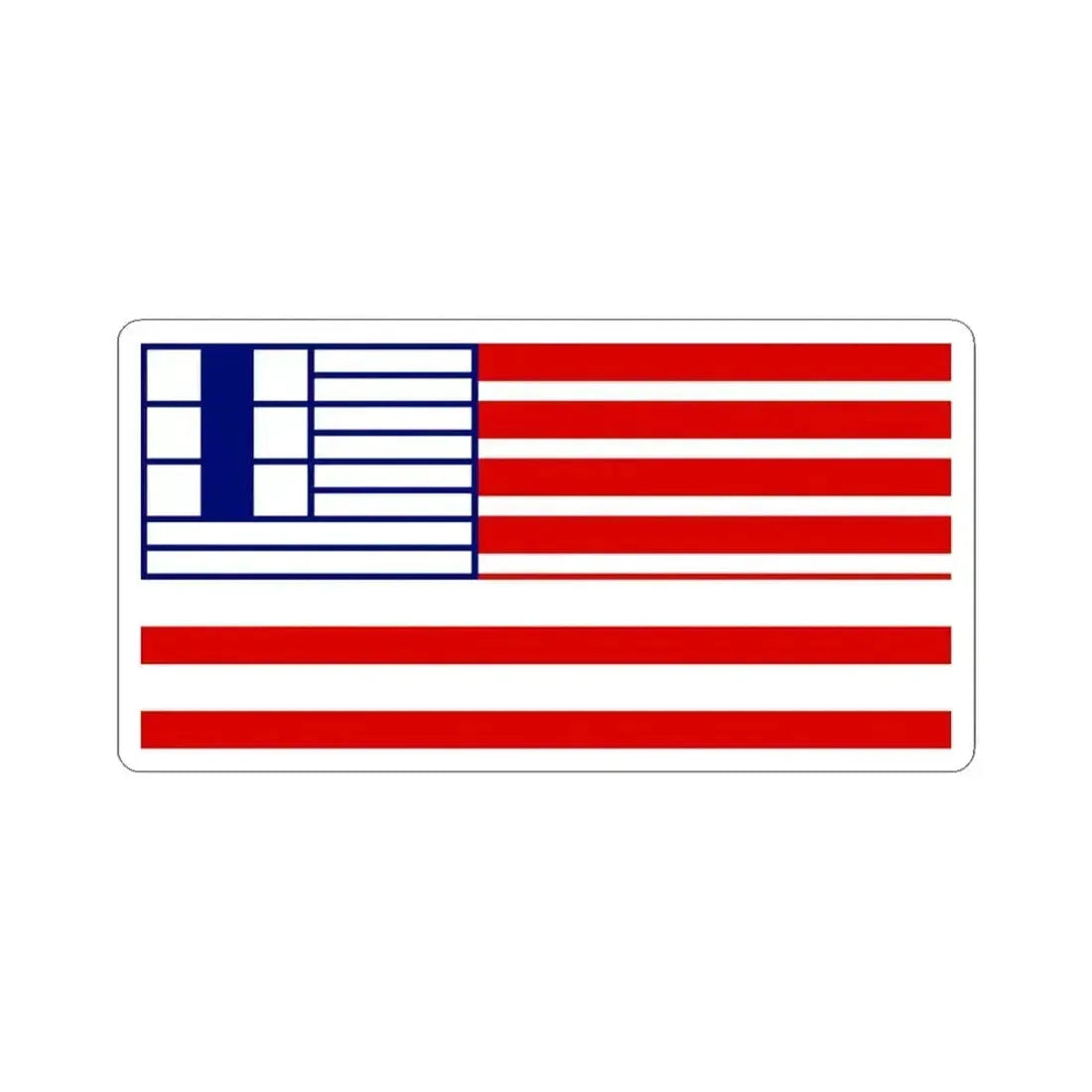 Flag of Lethbridge (Canada) STICKER Vinyl Kiss-Cut Decal 6 Inch White - The Sticker Space