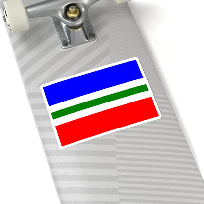 Flag of Letychiv raion (Ukraine) STICKER Vinyl Kiss-Cut Decal - The Sticker Space