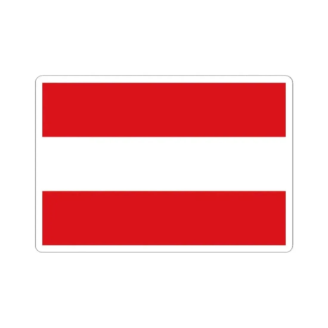 Flag of Leuven (Belgium) STICKER Vinyl Kiss-Cut Decal 2 Inch White - The Sticker Space