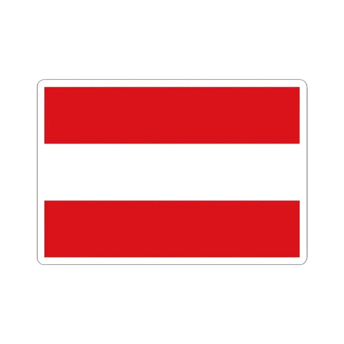 Flag of Leuven (Belgium) STICKER Vinyl Kiss-Cut Decal 3 Inch White - The Sticker Space