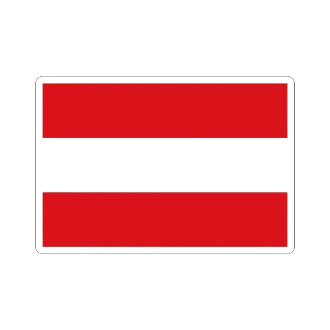 Flag of Leuven (Belgium) STICKER Vinyl Kiss-Cut Decal 4 Inch White - The Sticker Space