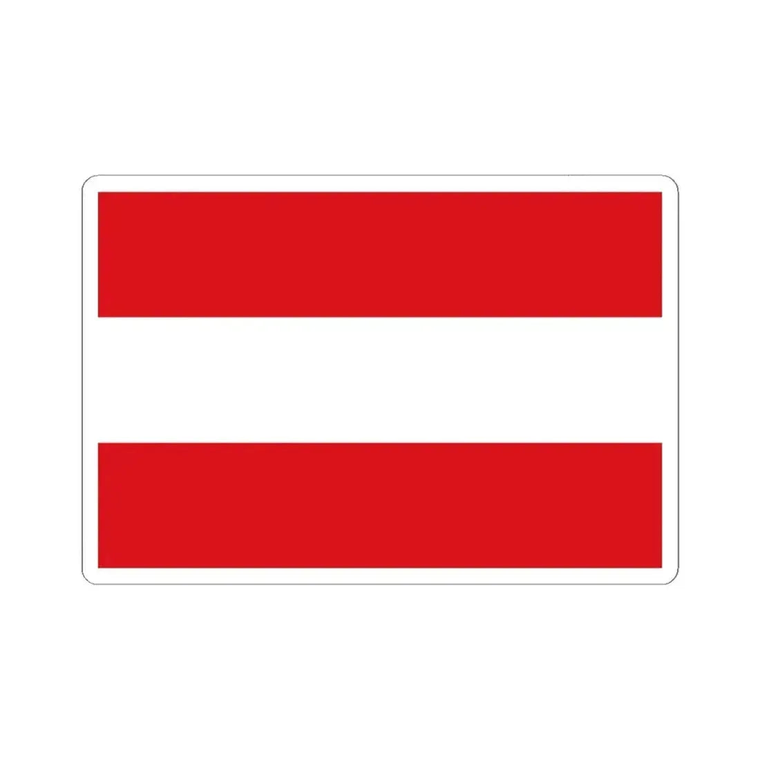 Flag of Leuven (Belgium) STICKER Vinyl Kiss-Cut Decal 6 Inch White - The Sticker Space