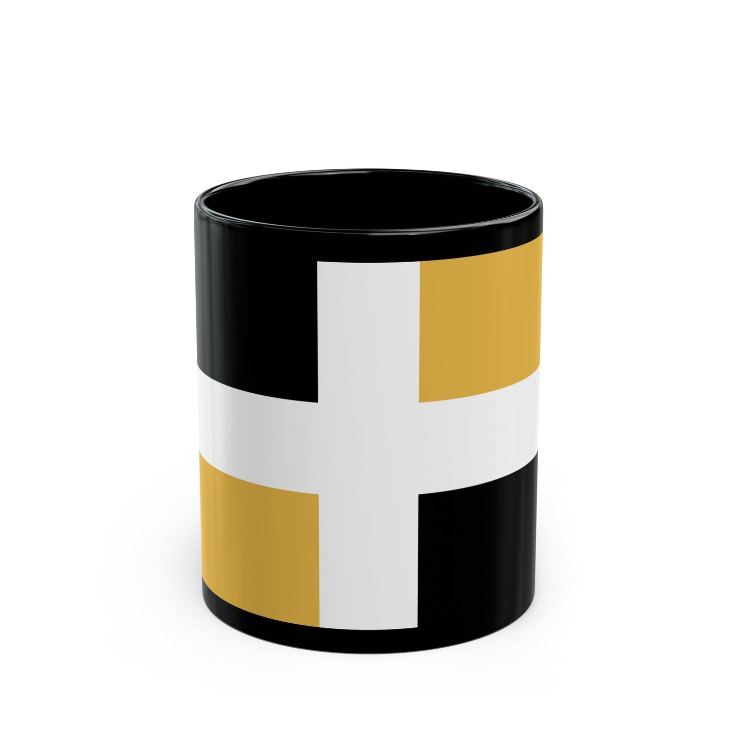 Flag of Levis Canada - Black Coffee Mug-11oz-The Sticker Space