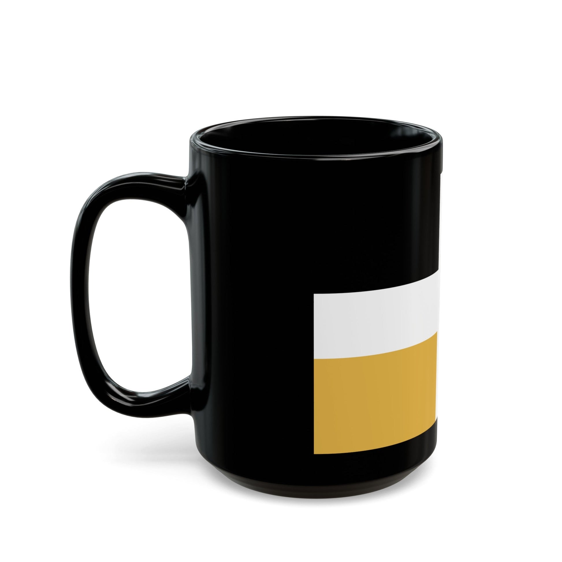 Flag of Levis Canada - Black Coffee Mug-The Sticker Space