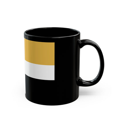 Flag of Levis Canada - Black Coffee Mug-The Sticker Space