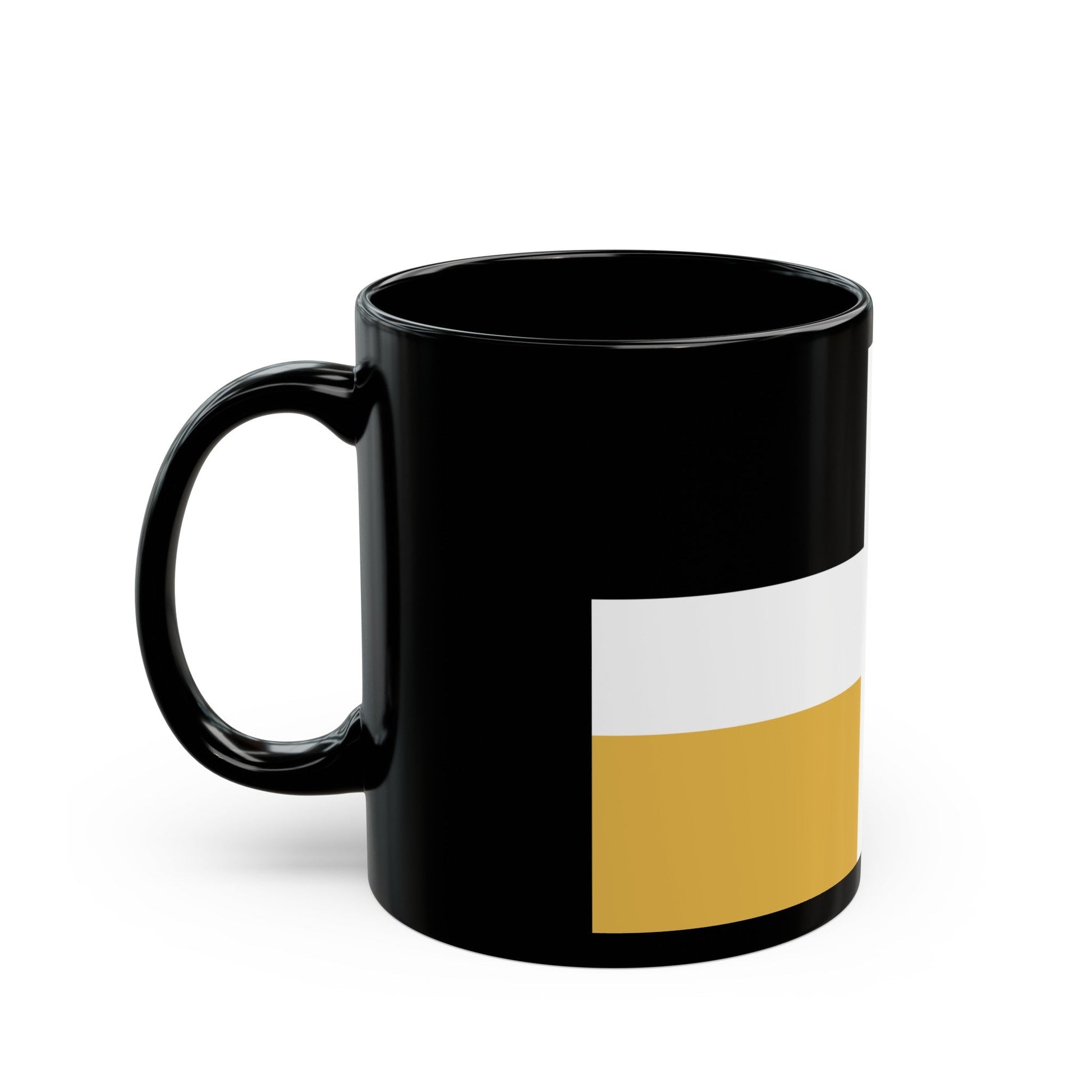 Flag of Levis Canada - Black Coffee Mug-The Sticker Space