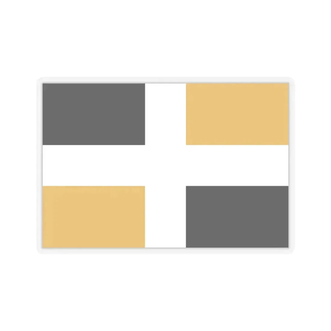 Flag of Levis Canada - STICKER Vinyl Kiss-Cut Decal 2 Inch Transparent - The Sticker Space