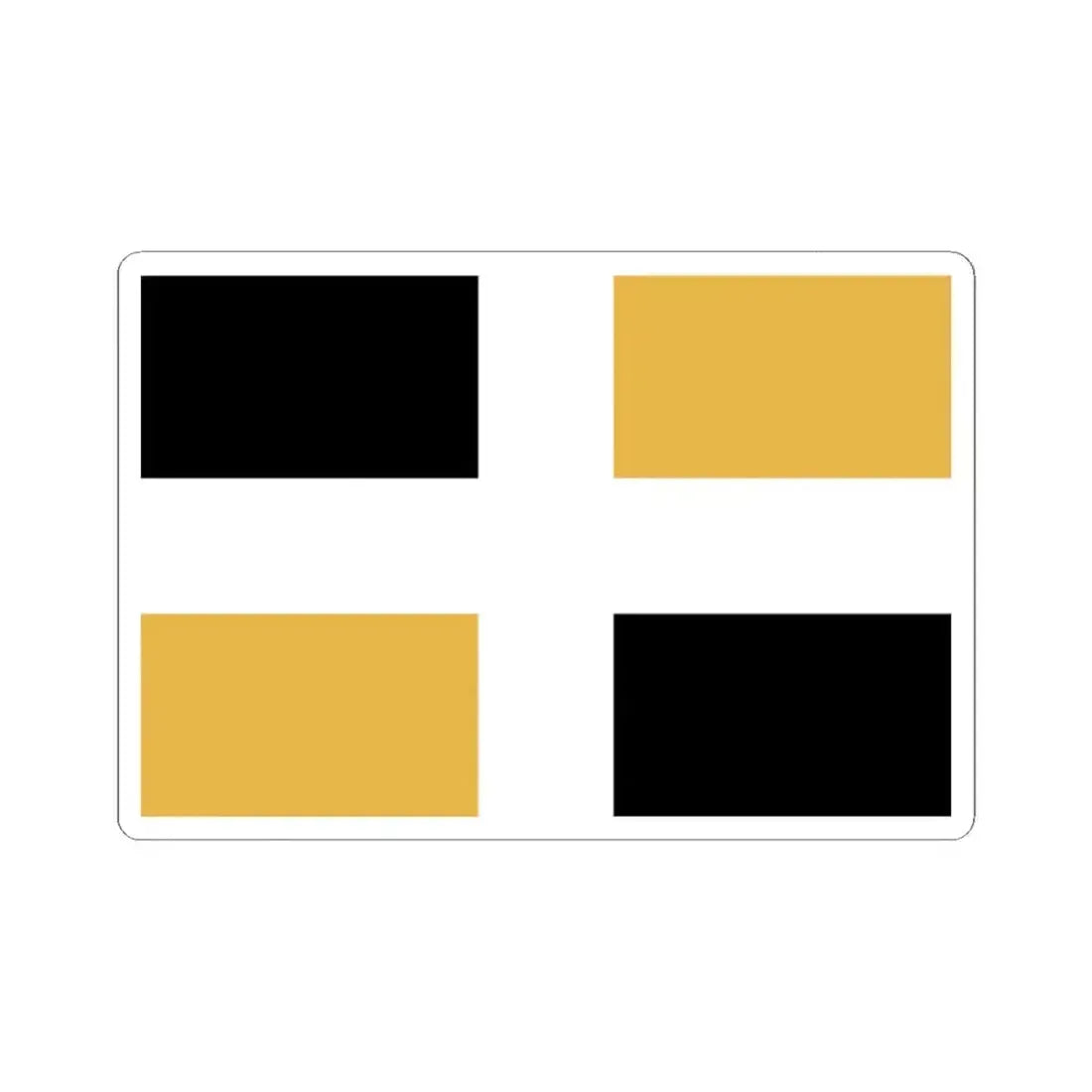 Flag of Levis Canada - STICKER Vinyl Kiss-Cut Decal 2 Inch White - The Sticker Space