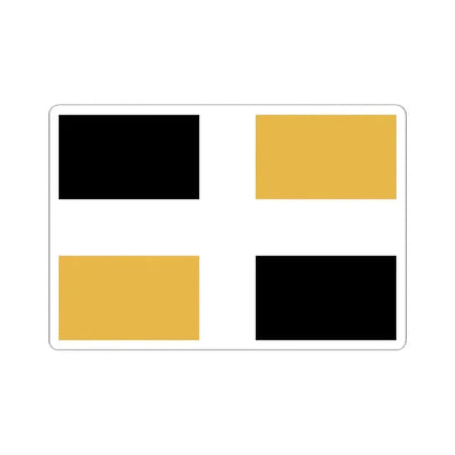 Flag of Levis (Canada) STICKER Vinyl Kiss-Cut Decal 2 Inch White - The Sticker Space