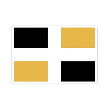 Flag of Levis (Canada) STICKER Vinyl Kiss-Cut Decal 3 Inch White - The Sticker Space