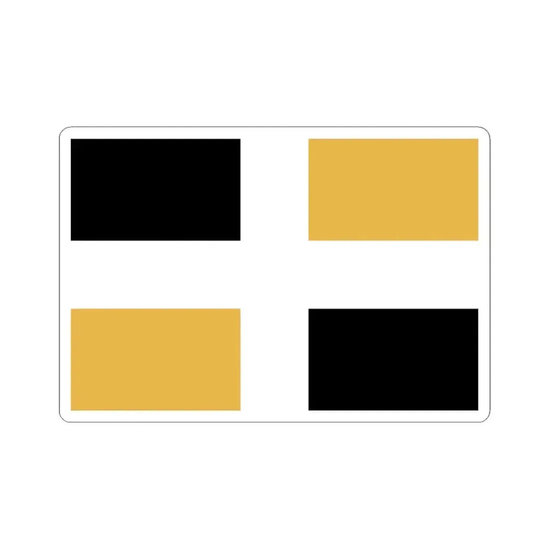 Flag of Levis Canada - STICKER Vinyl Kiss-Cut Decal 4 Inch White - The Sticker Space