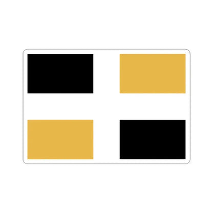 Flag of Levis Canada - STICKER Vinyl Kiss-Cut Decal 4 Inch White - The Sticker Space